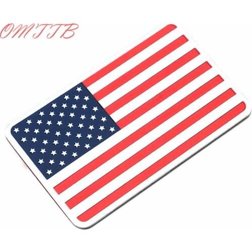 1pc United States American Flag Car stickers For Cadillac Buick Chevrolet Lincoln Chrysler Jeep Auto Badge Decal car-styling