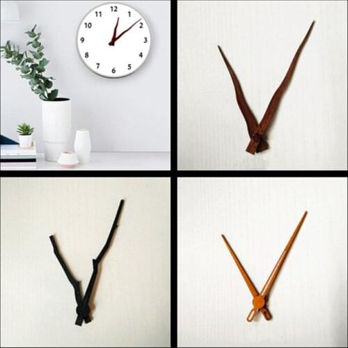 10 sets Professional And Practical Quartz Wall Clock Wooden hands DIY Repair Tool Parts Kit High-grade Black walnut pointers