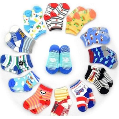 12pairs/lot Baby Boy Socks Baby Products Hosiery 1-3 Years Mix Color