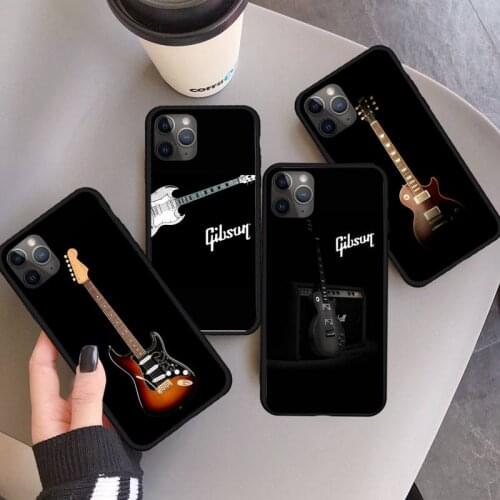Gibson Guitar Phone Case for iPhone 11 12 pro XS MAX 8 7 6 6S Plus X 5S SE 2020 XR