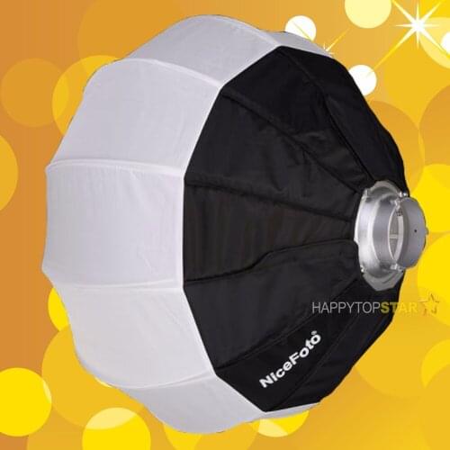 Photo Video Studio Nylon 80cm 31.5" Globe Round Soft box Softbox Diffuser For Bowens Mount Bowen for Godox JinBei Strobe Flash