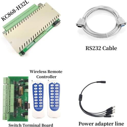 32 Channels ethernet relay controller support Manual switch board