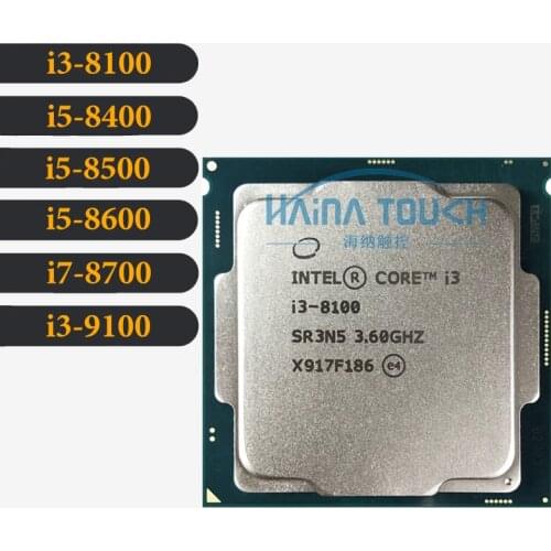 Intel Core i3-8100 9100 i5-8400 8500 8600 i7-8700 i3 i5 i7 Processor LGA 1151
