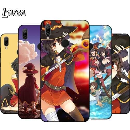 Silicone Cover Anime KonoSuba Megumin For Huawei Mate 30 20 20X 10 Lite Y9 Y7 Y6 Y5 Pro Prime Lite 2019 2018 Phone Case
