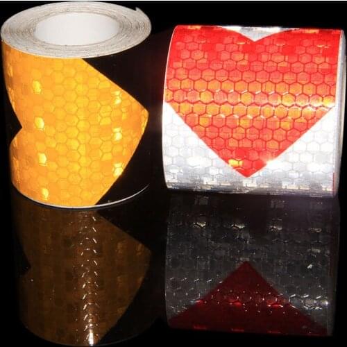 5cm*3m Reflective Tape Fluorescent Sticker Bike Reflectors Helmet Frame Ciclismo Safe For Bicycles Reflective Bike Stickers Film