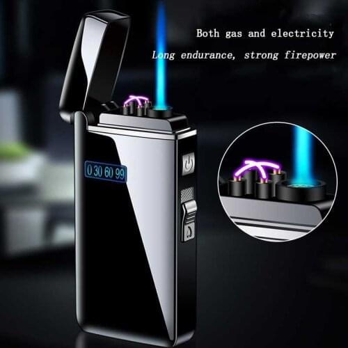 Windproof Arc Usb Lighter Gas Lighter Metal Survival Torch Turbo Lighters Plasma Lighter Survival Lighters Gadgets for Men