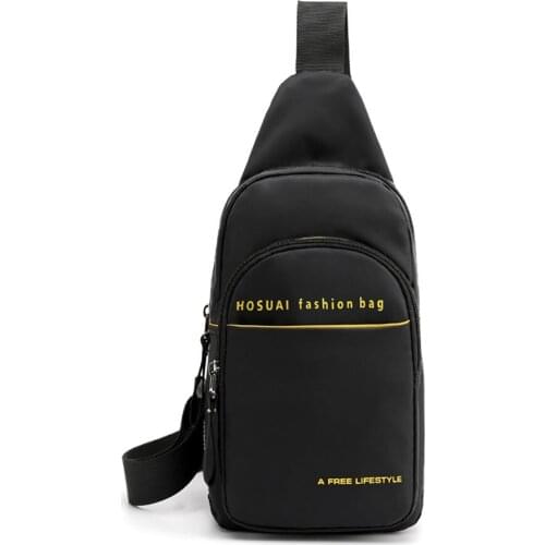 Waterproof Nylon Functional Storage Chest Bags For Men Designers Shoulder Gym Bags For Men Designers Male Chest Sling Bag