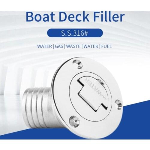 Factory Outlet 316 Stainless Steel Boat Deck Filler For Gas Fuel And Water