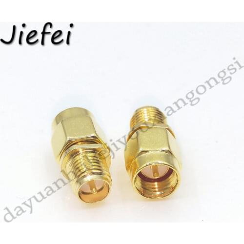 100pcs SMA male plug to RP-SMA female plug straight RF connector Selling