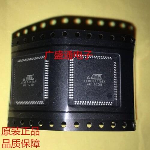 100% New&original In Stock ATMEGA128A-AU 8 AVR TQFP-64
