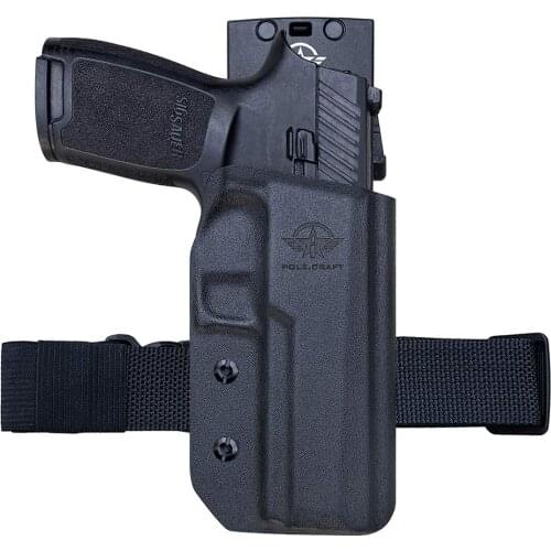 OWB Kydex for Sig Sauer P320 Carry / P320 Full Pistol Case - Outside Waistband Carry / 1.5-2 Inch Belt Clip with Leggings - Adj