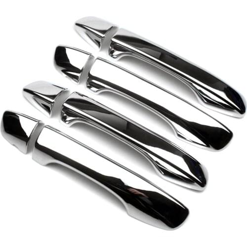 For VW Tiguan 2 Gen 2016-2020 Chrome ABS Car Door Handle Cover Trim Decoration