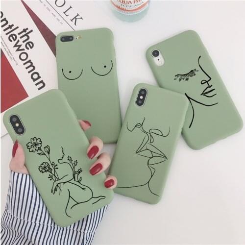 For Samsung Galaxy A21S M31 M51 M11 M21 M30 A21 S A50 A70 A11 A01 A31 A41 A51 A71 A81 A91 A10 A20e Funny Art Lines TPU Case Capa