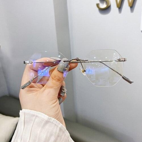 Hot Selling Fashion Retro Flat Lens Anti-blue Light Wholesale Glasses Men and Women AB006