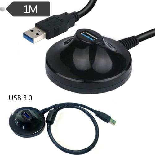 USB3.0 male to female extension cable with base USB extension cable with base USB3.0 base extension cable 1 meter
