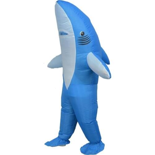 Cosplay Costume Inflatable Shark Costume Halloween Carnival Christmas Party Adult Animal Set