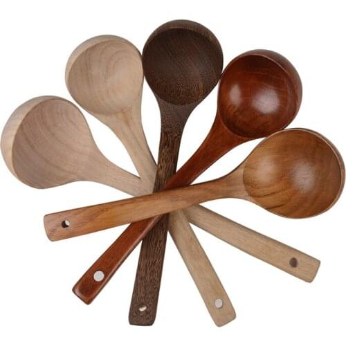 ZhenSanHuan Natural Wood Ladle