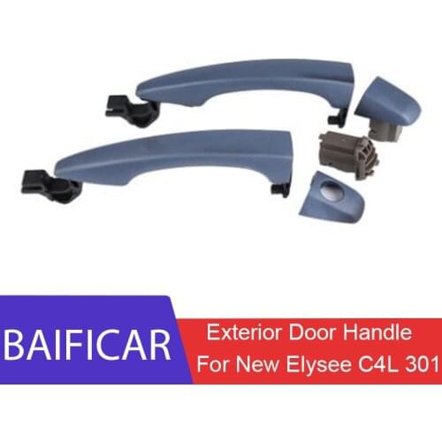 Baificar Brand New High Quality Primary Color Exterior Door Handle For Peugeot 301 Citroen New Elysee C4L