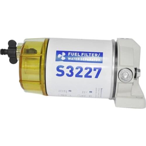 S3227 Boat Aluminum Fuel Water Separator Marine for Outboard Oil Pump Fuel Filter