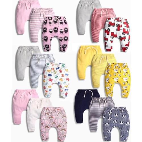 Baby harem pants boys and girls trousers spring and autumn childrens clothing pants children girls newborn 100% cotton 3pcs/set
