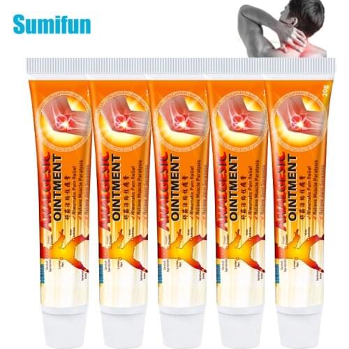 1/2/5pcs Sumifun Analgesic Balm Ointment Arthritis Joint Back Pain Relief Cream Rheumatism Arthritis Muscle Sprain Ointment