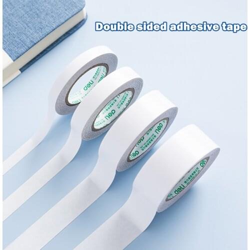 1pcs Double Sided Adhesive Tape 9/12/18/24mm 10Y Strong Glue Paper Made Tapes for Journal Home DIY Art Craft Stickers A6590