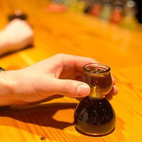 2Pcs Absinthe Layered Bomb Cocktail Glass Transparent Wine Glass 120ML Shot Glass Absinth Cup Home Bar Party Drinkware Dropshipp