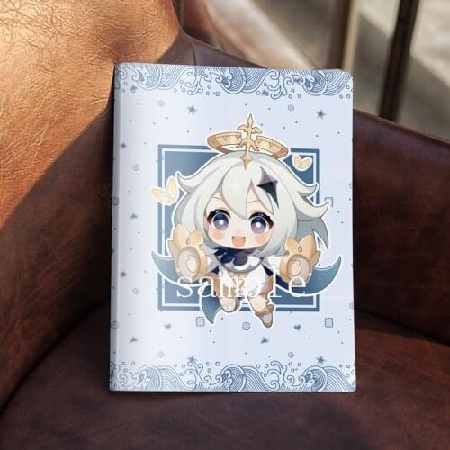 20 Books Adventurous Young Original Genshin Game Doujin Peripheral Notebook Notepad Stationery Laser/Matte Effect Pimon Traveler