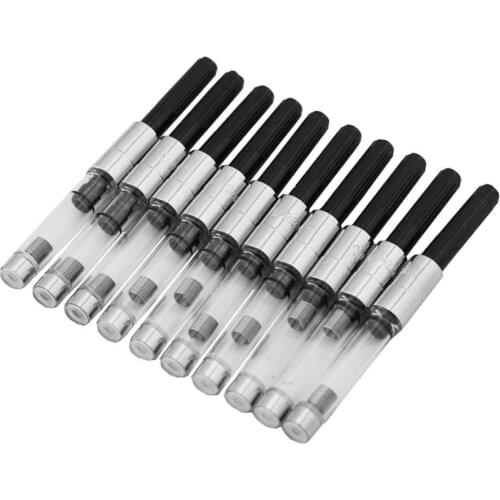 5 PCS / 10 Pieces Regal Fountain Pen Metal Ink Converter , International Standard Size