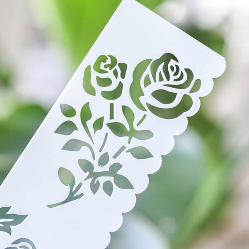 8pcs/lot Novelty Hand account designTemplate Ruler Cute Multifunction Hollow Drawing Ruler for Kids Gift Student Stationery