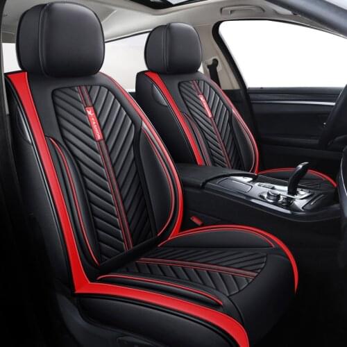 Front+ rear black red car seat cover For honda civic 2006 2011 accord 2007 crv 2008 vezel fit jazz stepwgn stream accessories