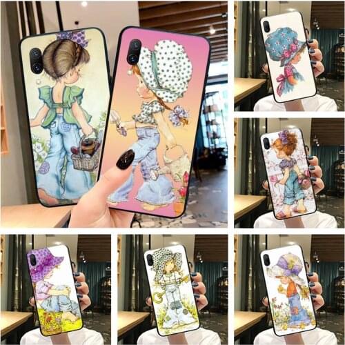 Cartoon girl Sarah Kay Phone Case For Vivo Y91c Y17 Y51 Y67 Y55 Y7s Y81 Y19 Y97 Y93 V17 vivos5