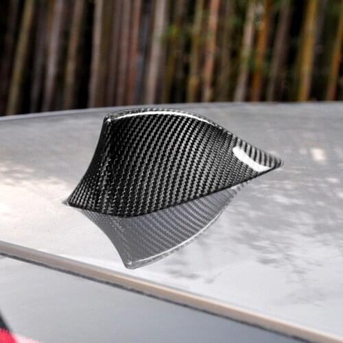 For BMW E90 E92 M3 F20 F30 F10 F34 G30 M5 F15 F16 F21 F45 F56 F01 Accessories Carbon Fiber Shark Fin Antenna Cover Trim