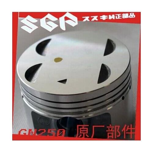 For Suzuki GN250 standard piston polished original pieces