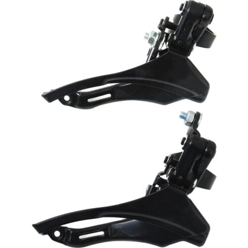 TZ-30 Front Bike Derailleur, Steel and Plastic Material, 31.8mm Clamp Ring, Compatible Teeth 42-48T