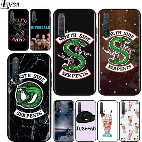 Riverdale South Side Serpents for OPPO Realme V15 X5 X3 X50 X7 X2 C17 C11 C3 C2 7 7i 6 6S 6i 5 Narzo 20 Pro Black Phone Case