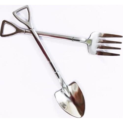 200 pcs Shovel Spoon Tableware Salad Dessert Food Eating Spoon Cutlery Tableware for Wedding Gift Lovers Stainless Steel