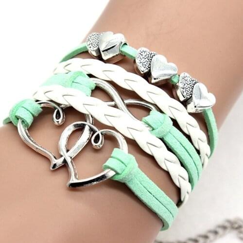 2020 New 5pcs/set Bracelet Woman Men Charm Bracelets Fashion Rope Chain Armband Vintage Bracelets & Bangles Pulseira Feminina