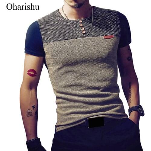Oharishu Short Sleeve Polos For Men