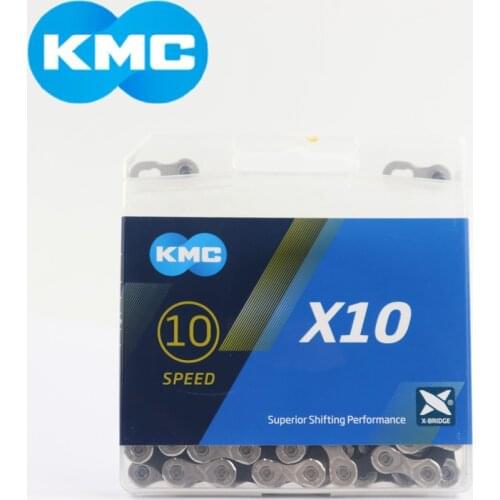 KMC X10 X10.93 Chain 10 20 30 Speed Mountain Bike Bicycle Chain Original X10 MTB Road Bike 116L Chains