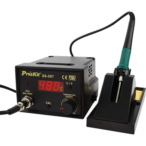 Proskit Adjustable Temperature Digital Display Antistatic Soldering Station Solder Iron Electric Soldering Iron Welding Rework