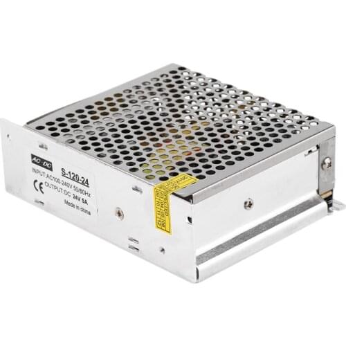 New Arrival DC 24V 5A 120W AC100-240V Switch LED Power Supply Driver Switching Transformer For Led Strip Light Display