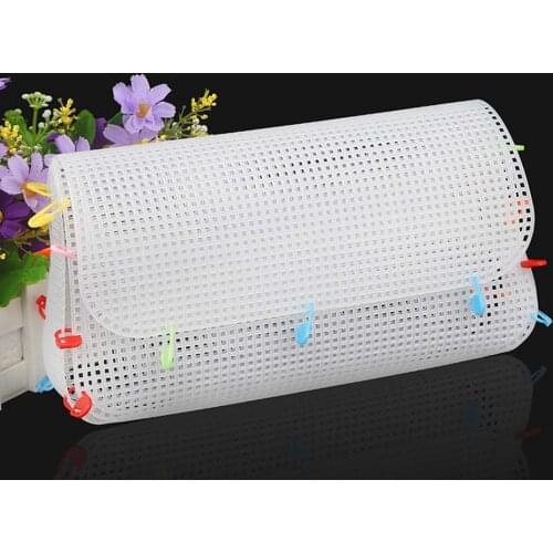 1PC Plastic Sheet Auxiliary Knitting & Weaving Plastic Mesh Sheet Chenille Gold Velvet DIY Bag Accessories Easy Knit Helper