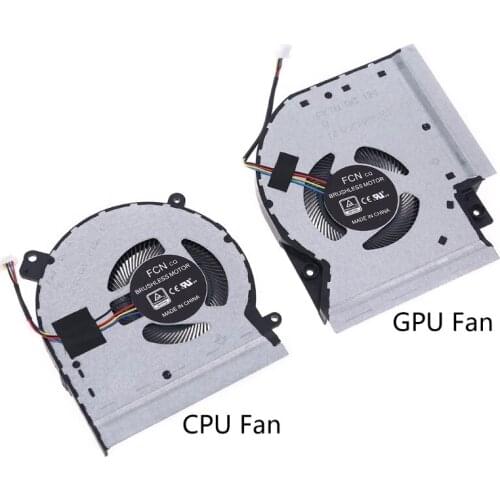 CPU GPU Cooling Fan Laptop Cooler Radiator for ROG Strix SCAR II GL504 GL504G