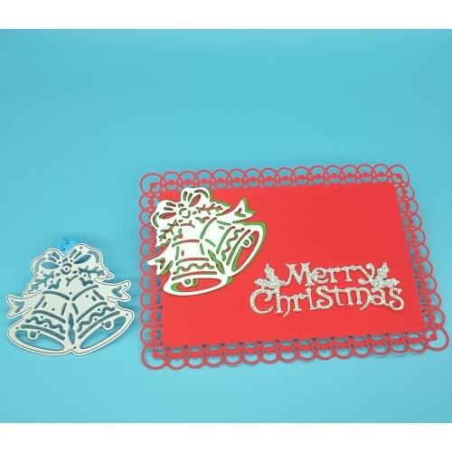 Christmas Bells, Christmas Tree Leaf Metal Cutting Die Scrapbook Paper Gift Card DIY Decoration Forming Template