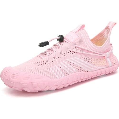 2021 Summer Upstream Shoes Women Breathable Mesh Quick Dry Water Shoes Couple Light Men Beach Sandals Diving Swimming Shoes
