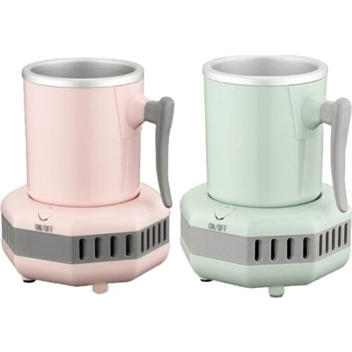 Smart Cooling Cup Desktop Cold Drink Machine Home Office Table Cooler Mug Holder Tumbler Cooling Beverage Drinks Can
