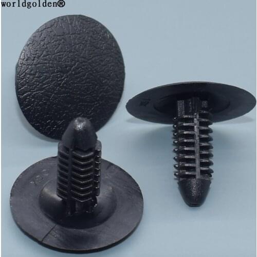 Worldgolden 100pcs auto clip Trim Panel & Hood Insulation Retainer for Ford N802734S; GM 22718305