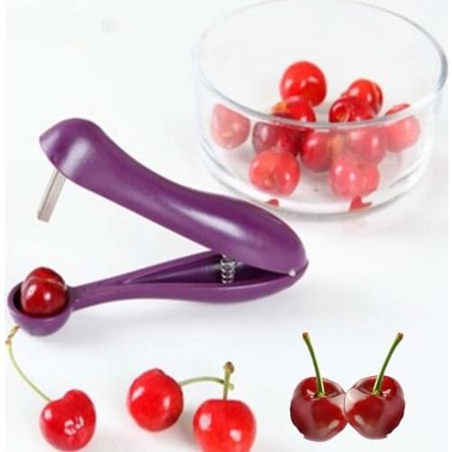 1pc Cherries Fashionable Easy Cherry Go Nuclear Device Creative Kitchen Gadgets Hand Press Tools Kitchen Accessories 10