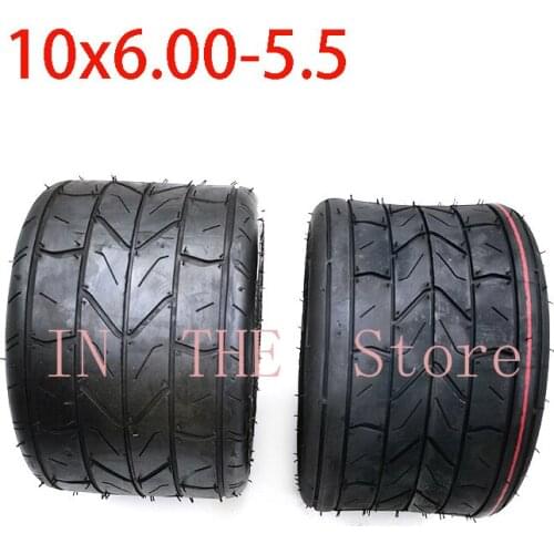 10 inch widened tire 10x6.00-5.5 for motorcycle vacuum Road tire tubeless tire wheel
